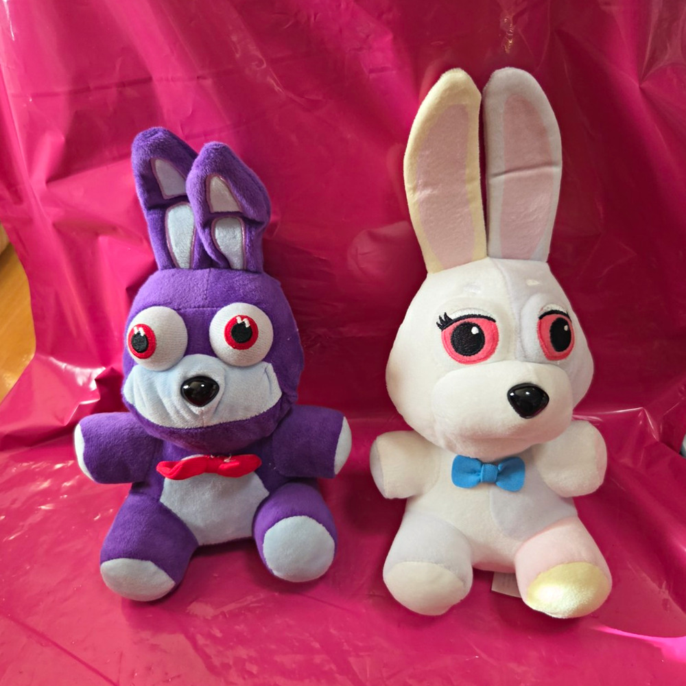Funko Five Nights at Freddy's Bonnie & Vanny Plush Set 8 in Purple White